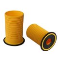 Bauhülse Mit Membrane 65/35mm gelb