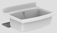 Maxi Becken aus Kunststoff mit 6/4" Ventil Farbe: granit