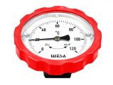 Thermometergriff rot für WESA Kugelhähne 1"