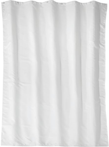 Brausevorhang Textil weiß 2,3m x 1,7m Bild zum Schließen anklicken