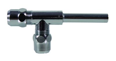 Rohr-Kupplung T-Form 3/8" x 10mm mit Rohrstutzen 10mm Bild zum Schließen anklicken