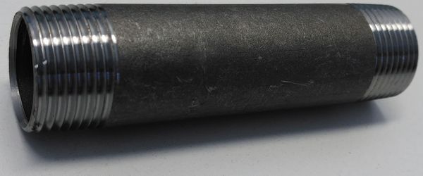 Langnippel Fig.530 3/4" x 120mm TG schwarz Bild zum Schließen anklicken