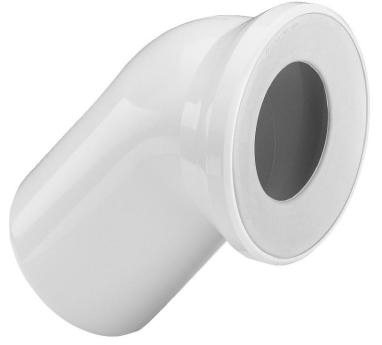 WC-Anschlussbogen 22,5° - 110 x 150 mm Bild zum Schließen anklicken