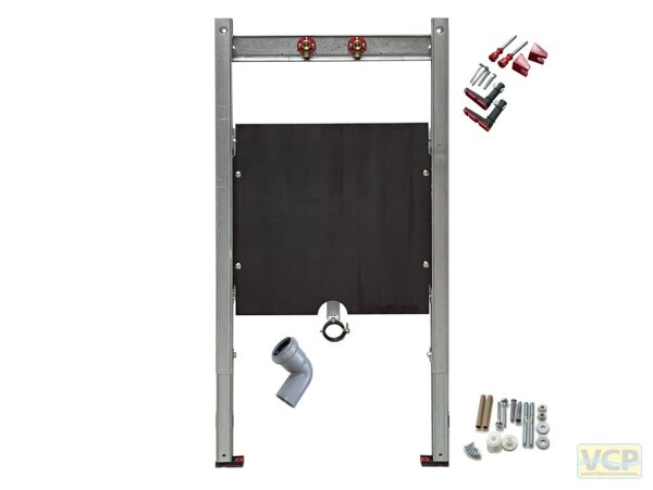 Vorwandgestell für Solid 650/550 für Montagehöhe 600 bis 900 mm