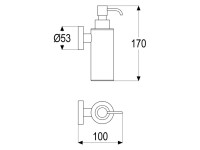 Seifenspender Serie gamma_300 mit Seifenbehälter,...