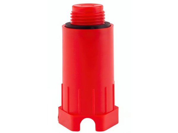 Baustopfen zur Druckleckprüfung 1/2" rot KP021