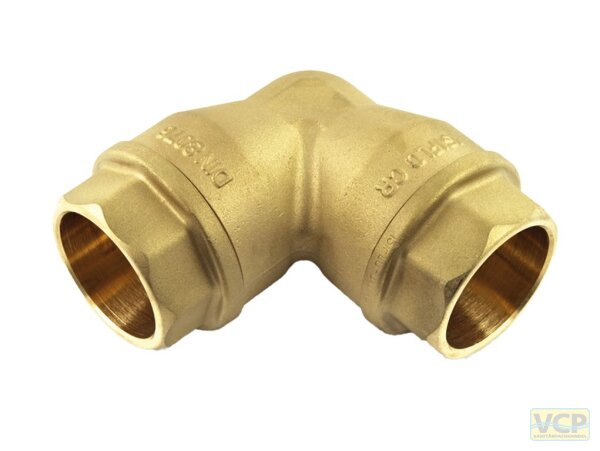 Isiflo Messing Winkelverbindungsstück 90° Typ 120 20x20 mm #1