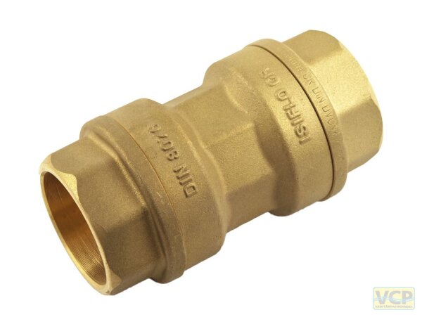 Isiflo Messing Verbindungsstück Typ 100, 20mm x 20mm