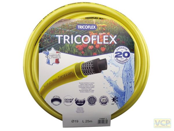 Gartenschlauch Tricoflex 1/2" gelb 25 lfm.