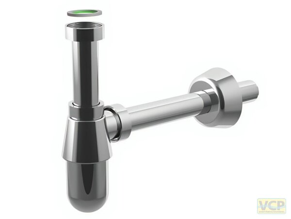Flaschen-Siphon 5/4" ABS chrom ASW
