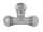 Kupplung T-Stück 3x 3/8"x 8mm QV verchromt