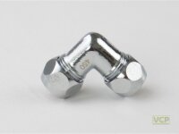 Kupplung Winkelform 2x 1/2"x12mm QV verchromt
