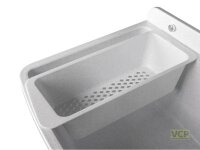 Abtropffläche für Waschtrog MAXIMUS granit hell