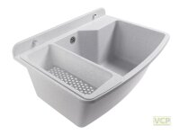 Abtropffläche für Waschtrog MAXIMUS granit hell