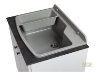 Abtropffläche für Waschtrog MAXIMUS granit grau