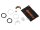 Damixa Reparatur-Set, O-Ringe U. Schwenk- Begrenzung