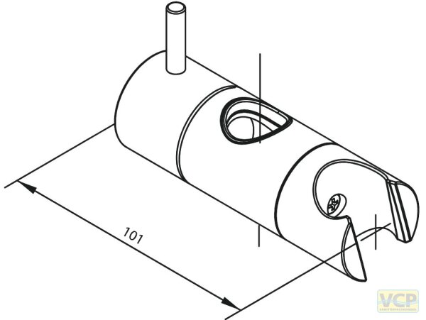 Damixa Rep-Set Gleiter, Fuer 19Mm D, Mattschwarz