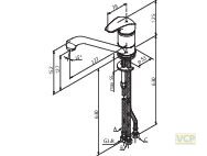 Damixa Space Spültischarmatur, Einhebelmischer...