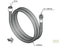 Damixa Geschirr-Brauseschlauch, 1500 mm,S50/54/64