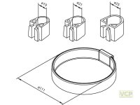 Damixa Seifenschale, Für Div.Brausest., 3 Halter, D....