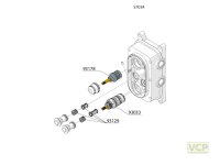 Damixa Up-Box Thermostat, Thermostatisch Geregelt Blank