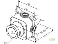 Concealed Tmc In Wall, Unterputzkörper Einzeln