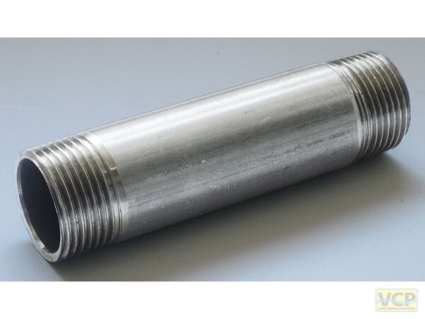 Rohrnippel Edelstahl 2" x 120mm