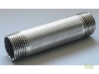 Rohrnippel Edelstahl 2" x 120mm