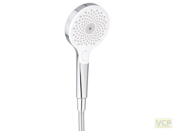 Handbrause Match II rund 3-strahlig chrom 120mm