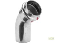 Viega Bogen 45 Grad mit SC Prestabo 1126.1 in 54mm Stahl...