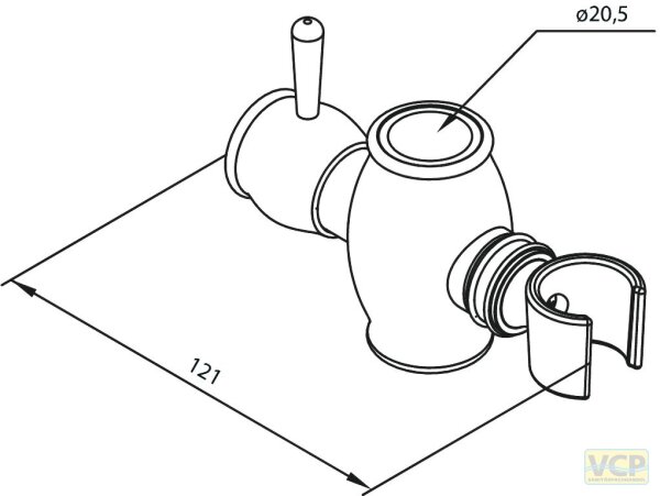 Damixa Reparatur-Set Gleiter Tradition, Chrome