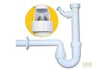 Kugelverschluss-Siphon 5/4" & 6/4" DN40 mit...