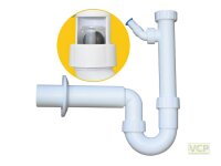 Kugelverschluss-Siphon 5/4" & 6/4" DN50 mit...