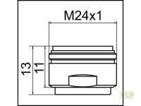 Honeycomb Clinic Strahlregler rot M24x1 Z=7.5-9 l/min...