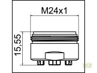 Neostrahl Clinic Strahlregler grün M24x1 V=FULL FLOW...