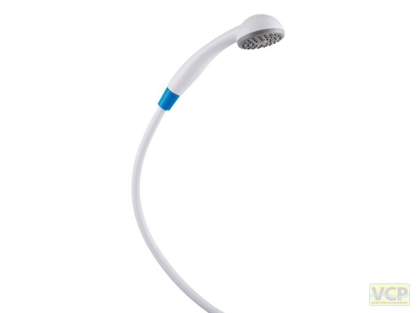 DELABIE – Einmalbrausegarnitur blau 1500mm, 25 Stück