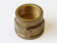 Muffe Messing blank 6/4" x 5/4" reduziert