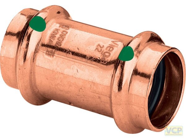 Viega Muffe mit SC Profipress 2415 in 12mm Kupfer