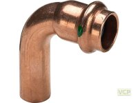 Viega Bogen 90 Grad mit SC Profipress 2416.1 in 22mm Kupfer