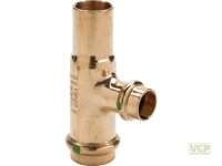 Viega T-Stück mit SC Profipress und Einsteckende...