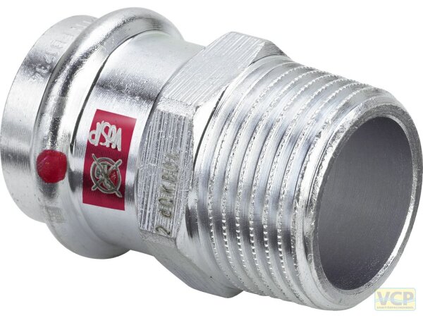 Viega Übergangsstück mit SC Prestabo 1111 in 28mm x R1" Stahl verzinkt