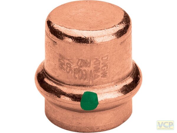 Viega Verschlusskappe mit SC Profipress 2456 in 28mm Kupfer