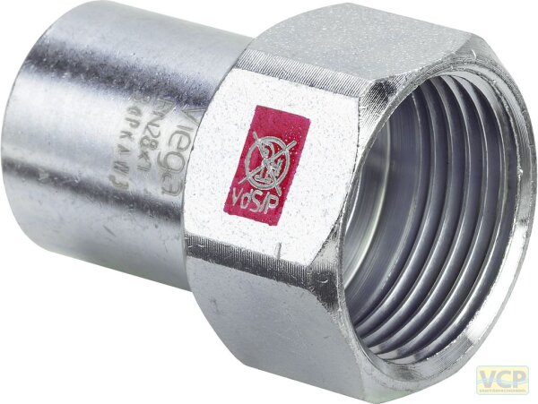 Viega Einsteckstück Prestabo 1112.1 in 18mm x Rp3/4" Stahl verzinkt