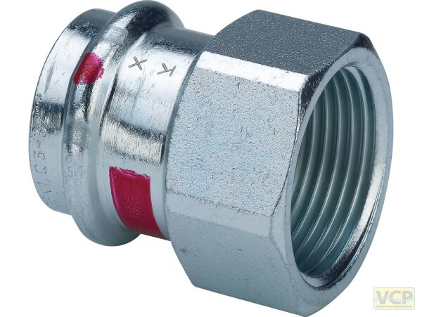 Viega Übergangsstück mit SC Prestabo 1112 in 18mm x Rp3/4" Stahl verzinkt