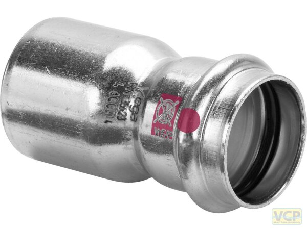 Viega Reduzierstück mit SC Prestabo 1115.1 in 28x22mm Stahl verzinkt