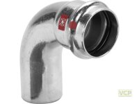 Viega Bogen 90 Grad mit SC Prestabo 1116.1 in 15mm Stahl...