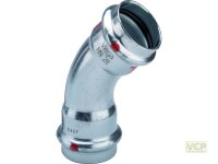 Viega Bogen 45 Grad mit SC Prestabo 1126 in 18mm Stahl...
