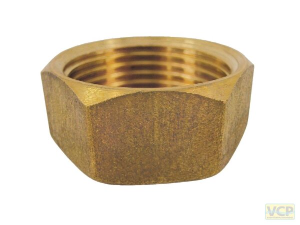 Kappe Messing blank 1/8"