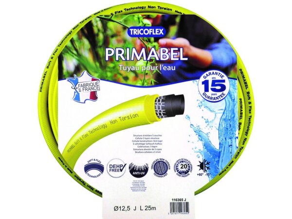 Gartenschlauch Primabel gelb 1/2" 50m