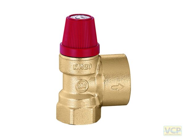 Caleffi 532 Sicherheitsventil für Heizungsanlagen 1/2" 3 bar